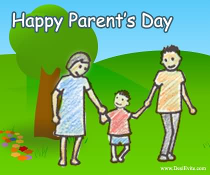 Happy Parents Day Handmade Greeting Card