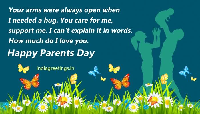 I Can't Explain It In Words. How Much Do I Love You Happy Parents Day