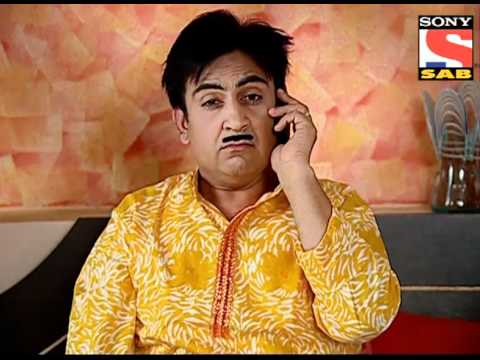 Jethalal Gada On Phone Funny Face Picture