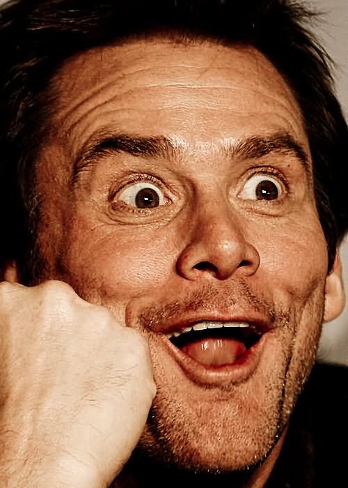 Jim Carrey Surprised Face Funny Image
