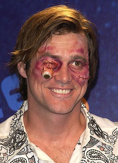 Jim Carrey Very Funny Injured Face Photoshop Picture