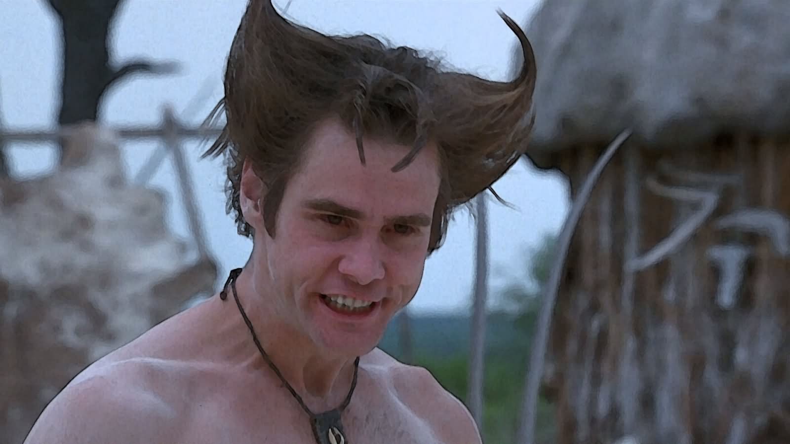 Jim Carrey With Funny Hair Style Picture For Whatsapp