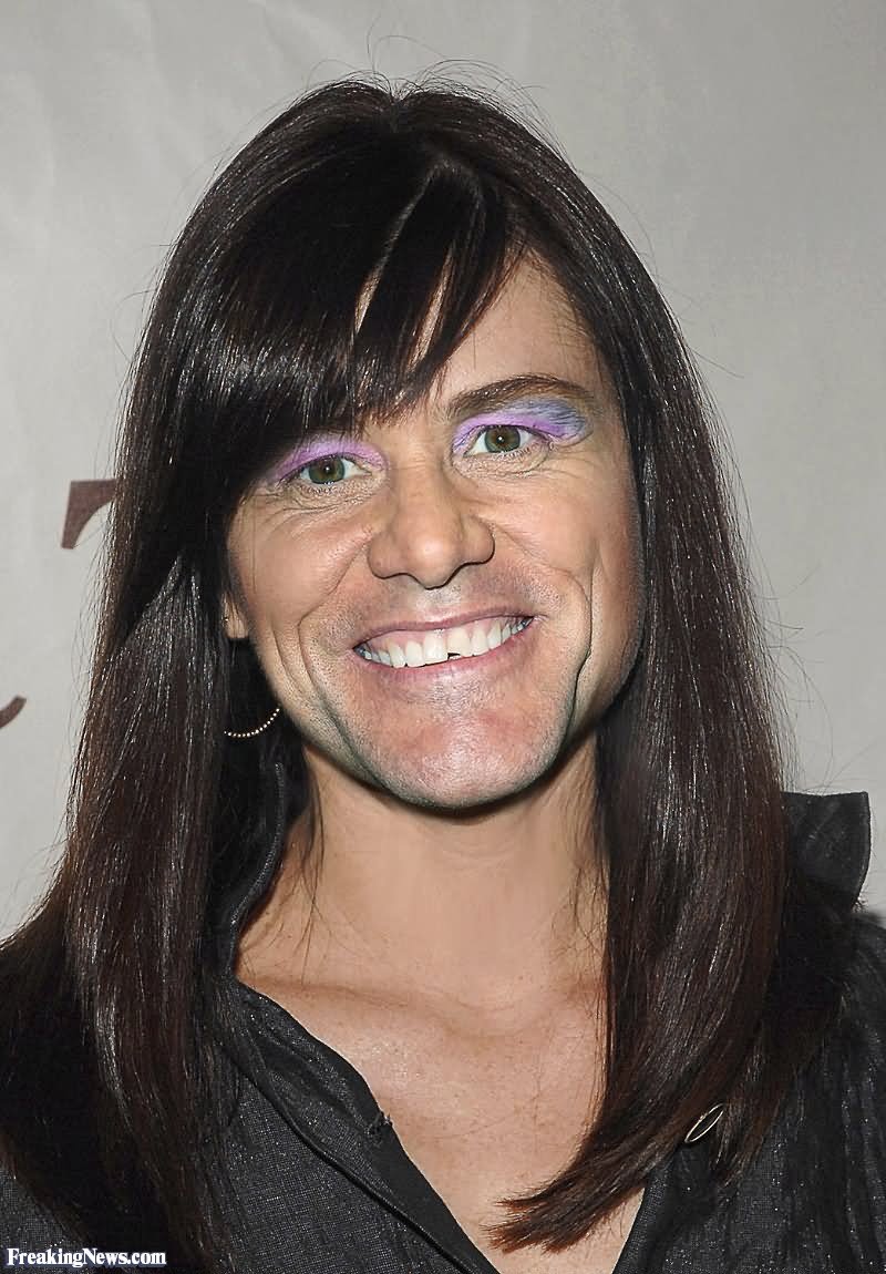 Lady Jim Carrey Funny Picture For Whatsapp
