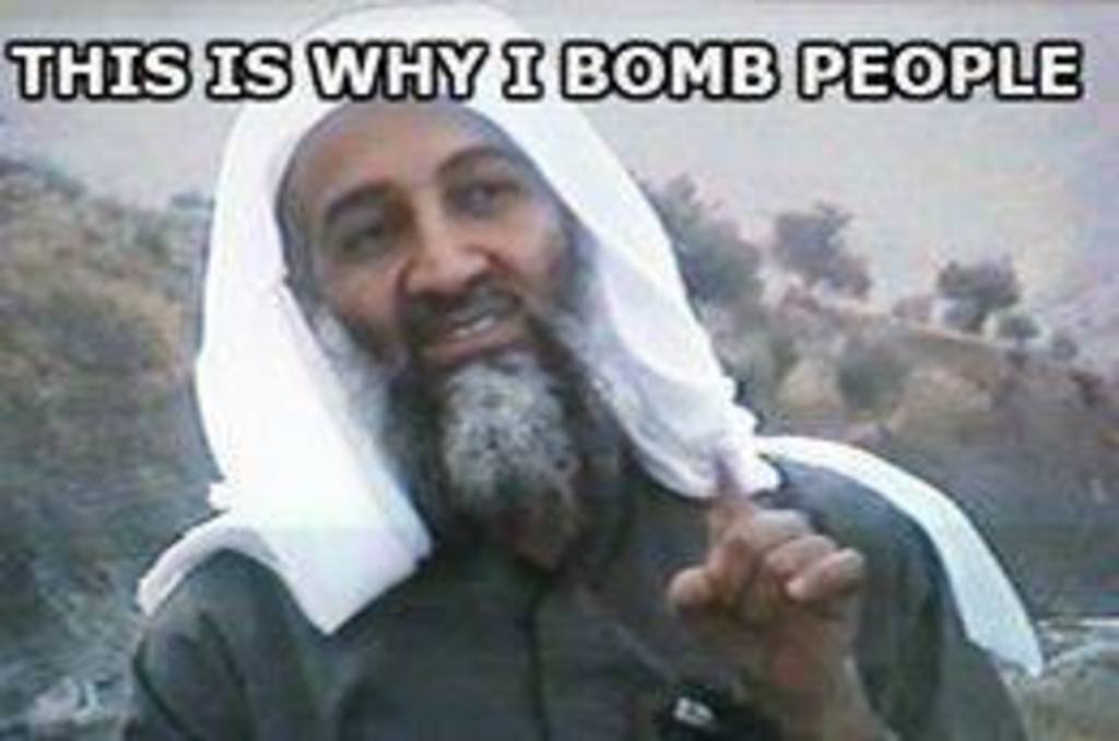 Osama Bin Laden Funny Facebook Meme Image