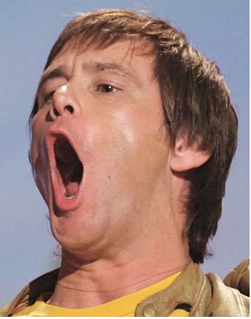 Screaming Face Funny Jim Carrey Picture