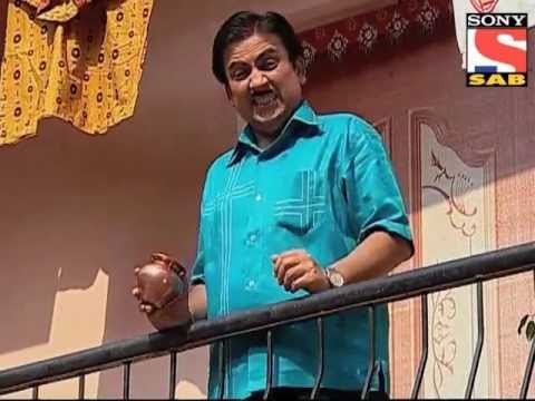 Smiling Jethalal Gada In Balcony Funny Picture