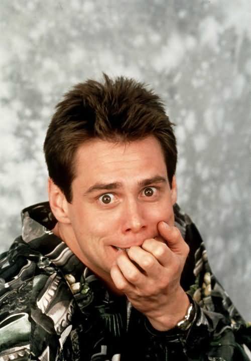 Very Funny Shocking Face Jim Carrey Picture