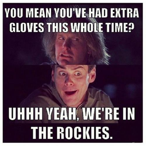 You Mean You Have Had Extra Gloves This Whole Time Funny Jim Carrey Meme Image