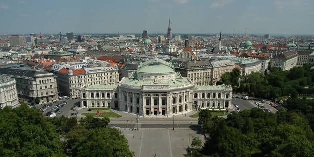 Aerial View Image Of The Burgtheater