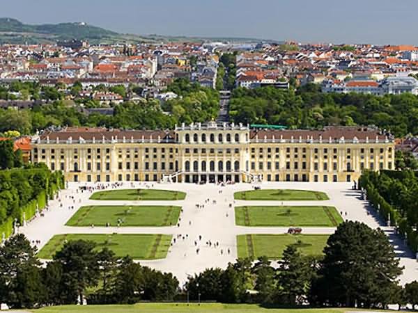 Aerial View Of The Schonbrunn Palace Picture
