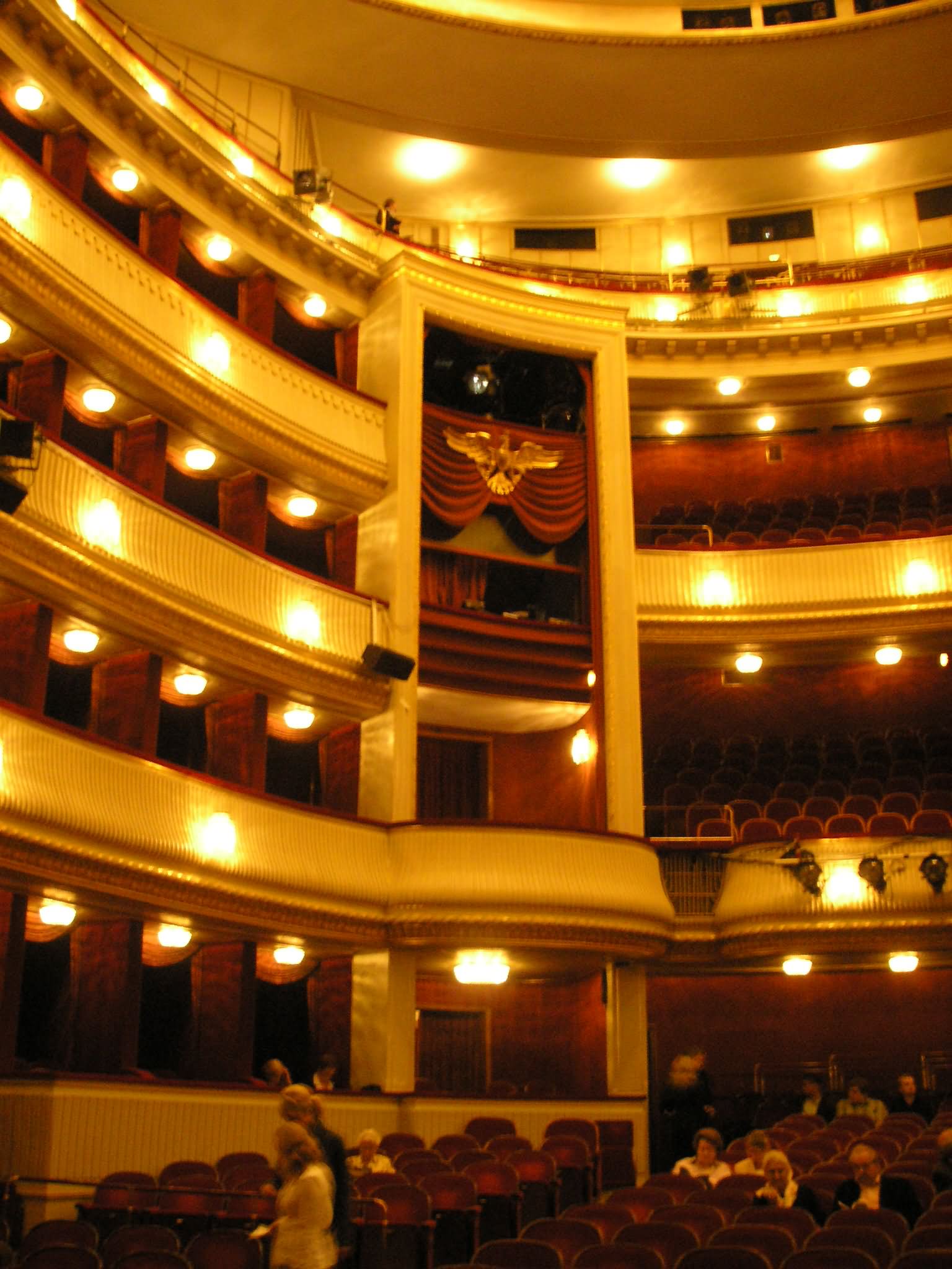 Auditorium Of The Burgtheater In Vienna