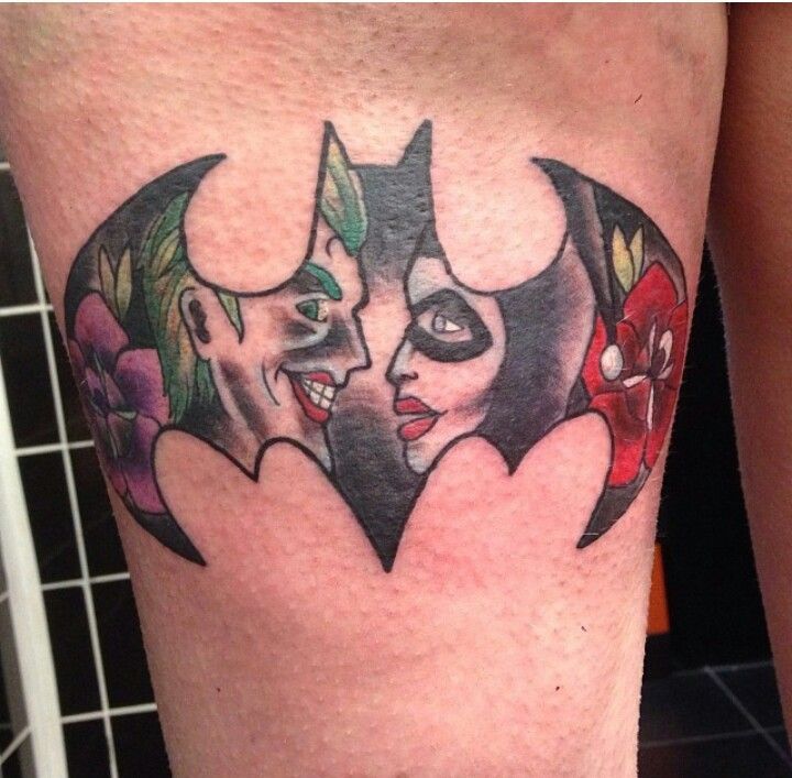 Batman Joker And Harley Quinn Tattoo