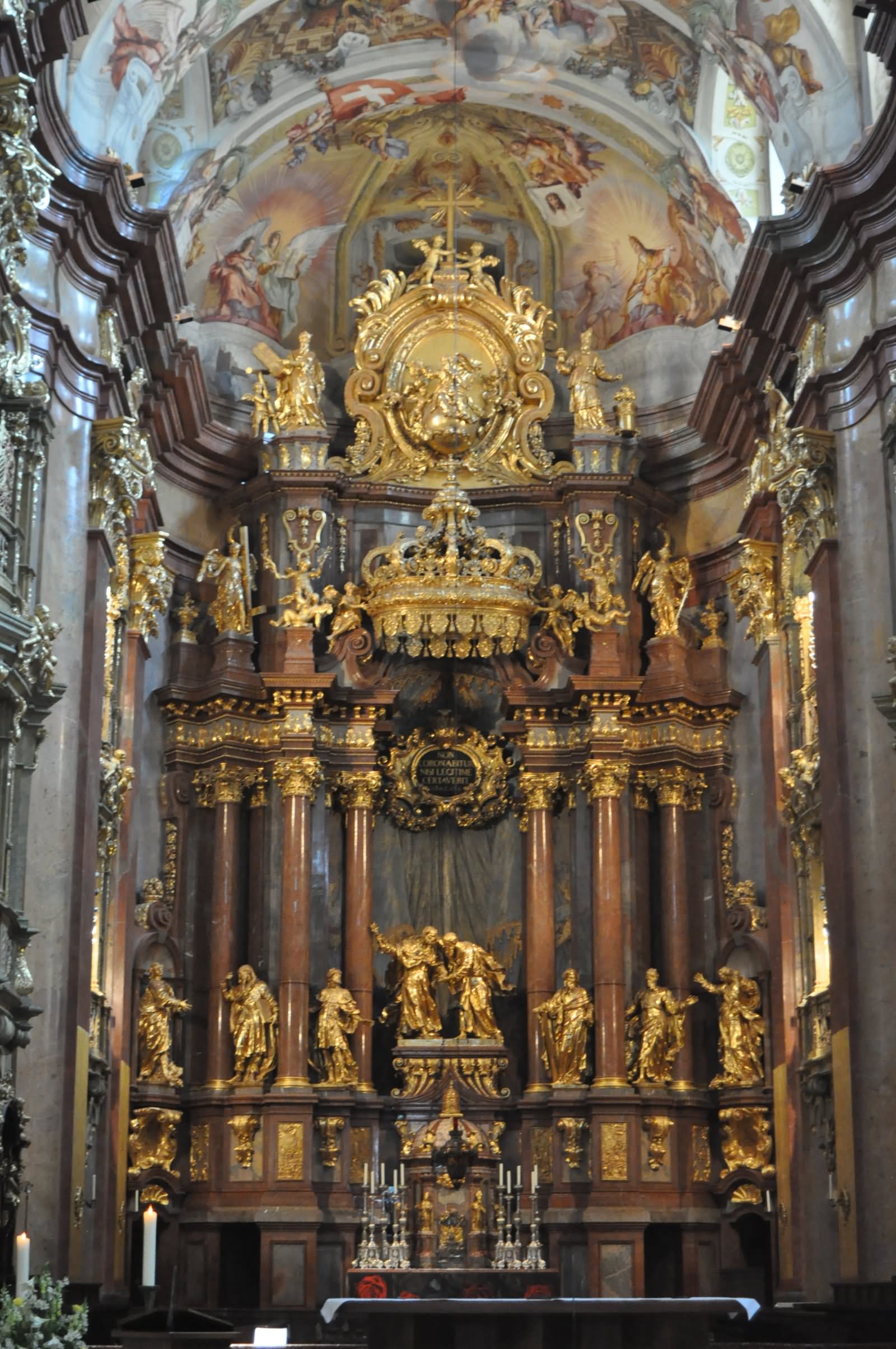 Beautiful Chapel Inside The Melk Abbey