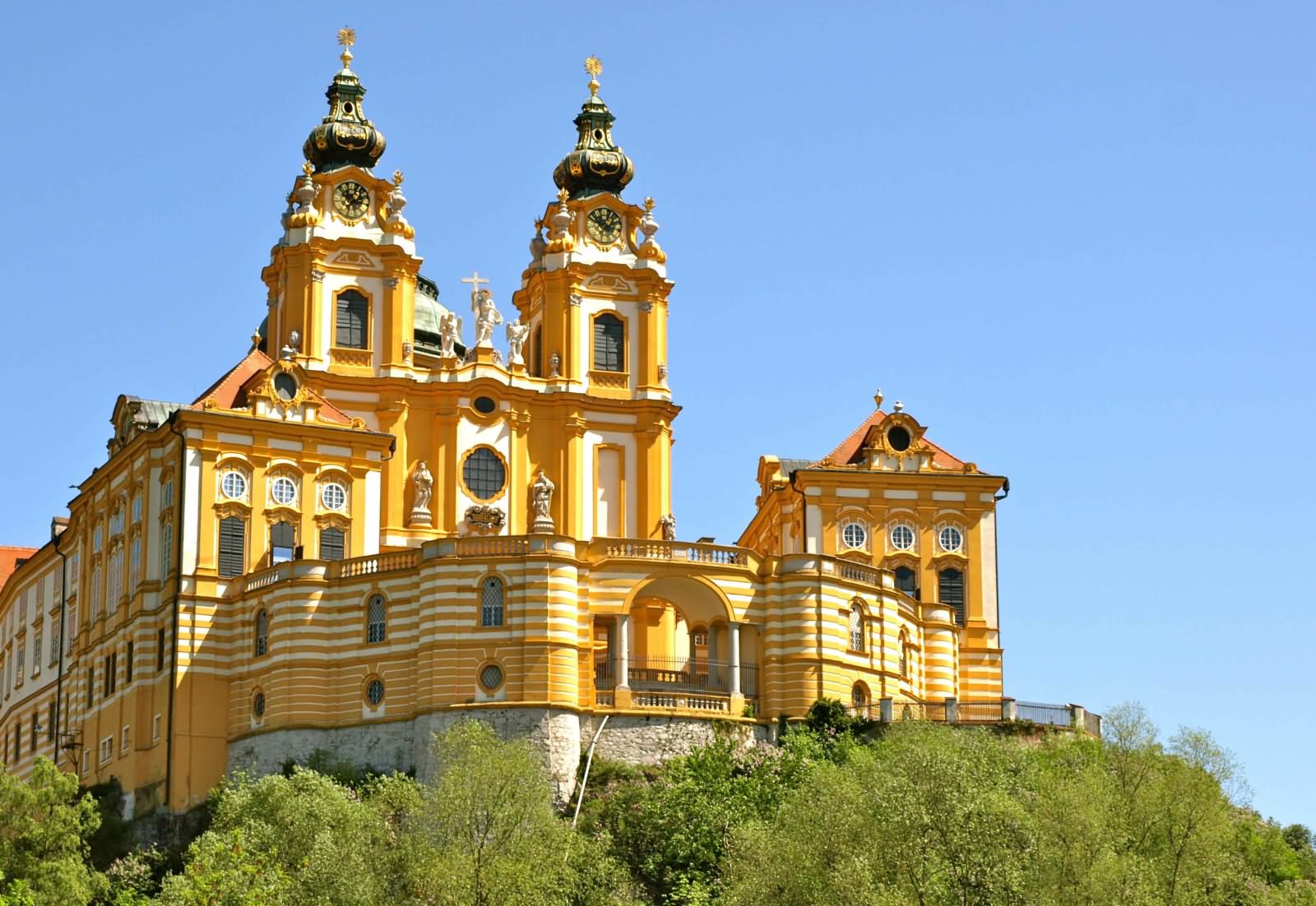 Beautiful Picture Of The Melk Abbey In Austria