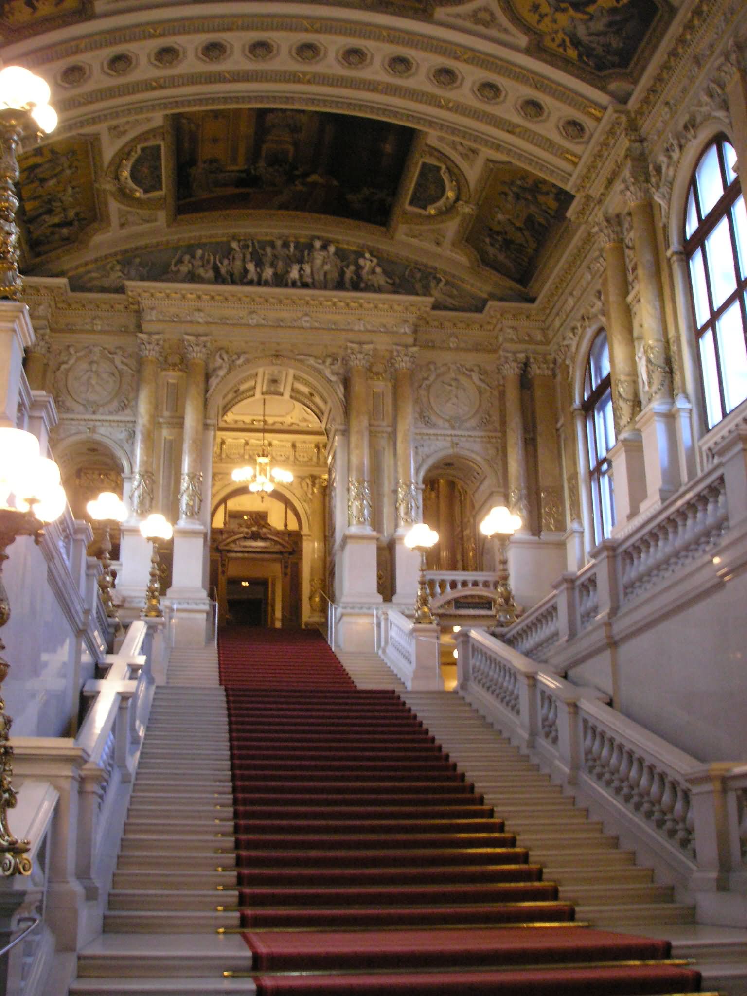Beautiful Stairs Inside The Burgtheater