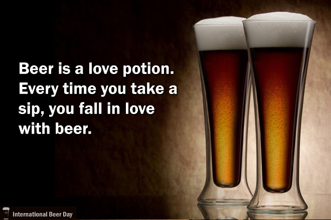Beer Is Love Potion Happy International Beer Day