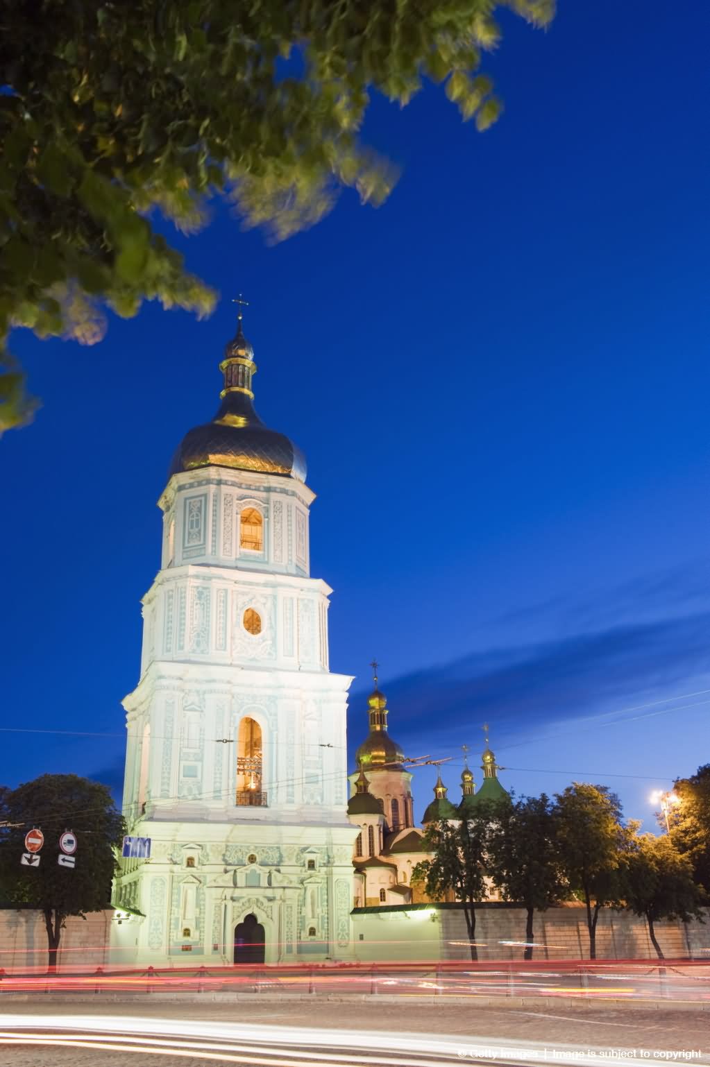 Bell Tower Of Saint Sophia Cathedral Night Picture
