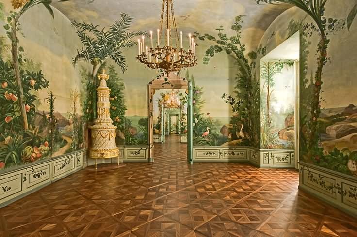 Bergl Room Inside The Schonbrunn Palace In Austria