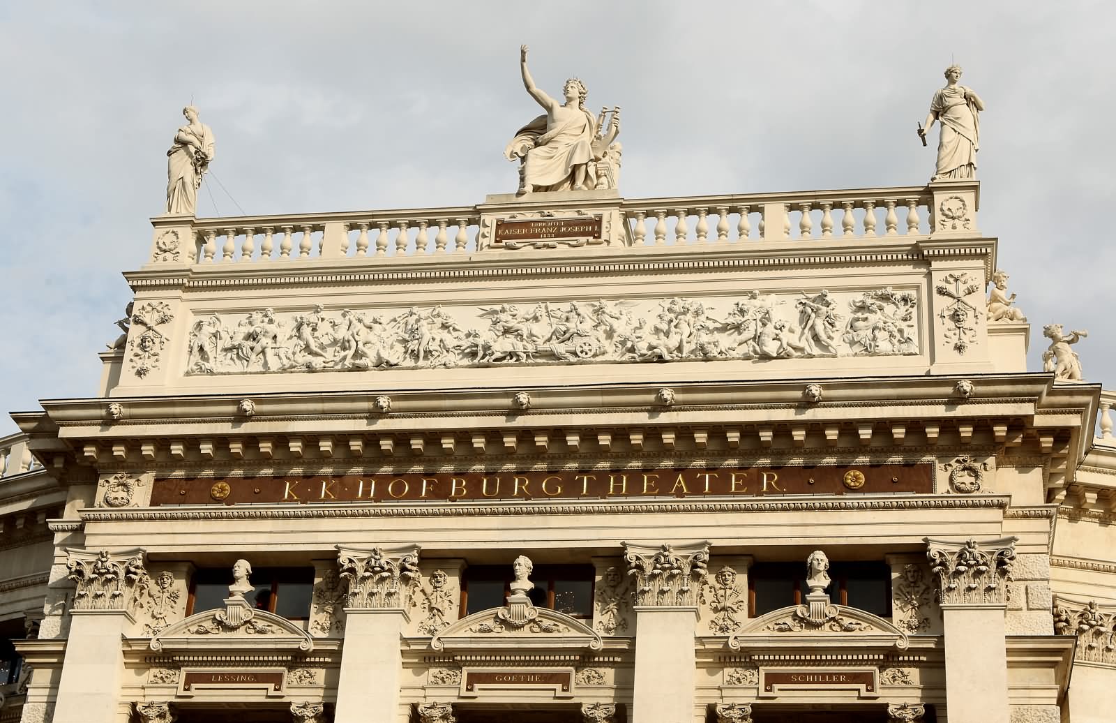 Details Of Burgtheater In Vienna