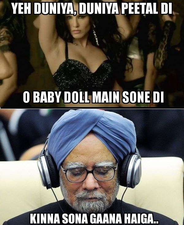 Dr Manmohan Singh Funny Punjabi Meme Picture For Whatsapp