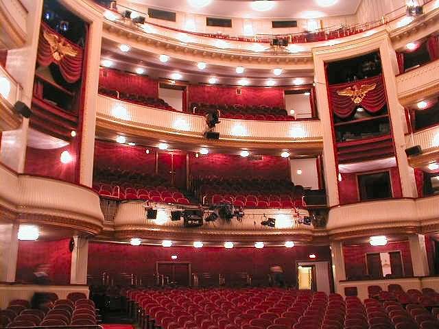 Empty Seats Inside The Burgtheater In Vienna