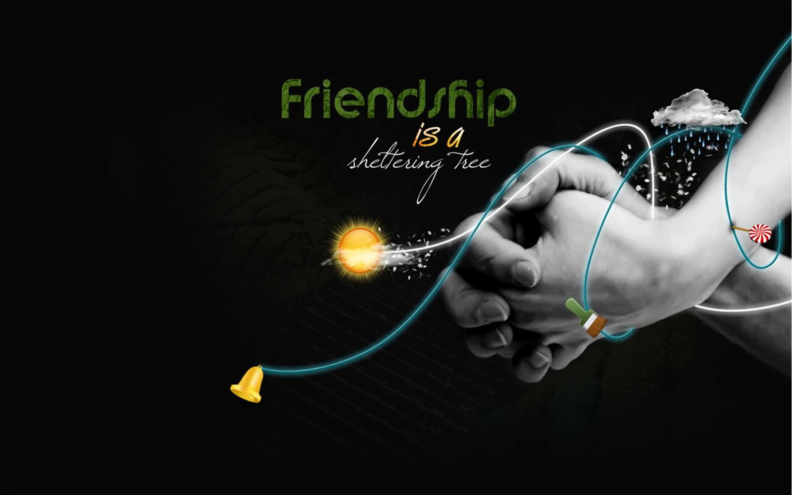 Friendship Is A Sheltering Tree Happy Friendship Day