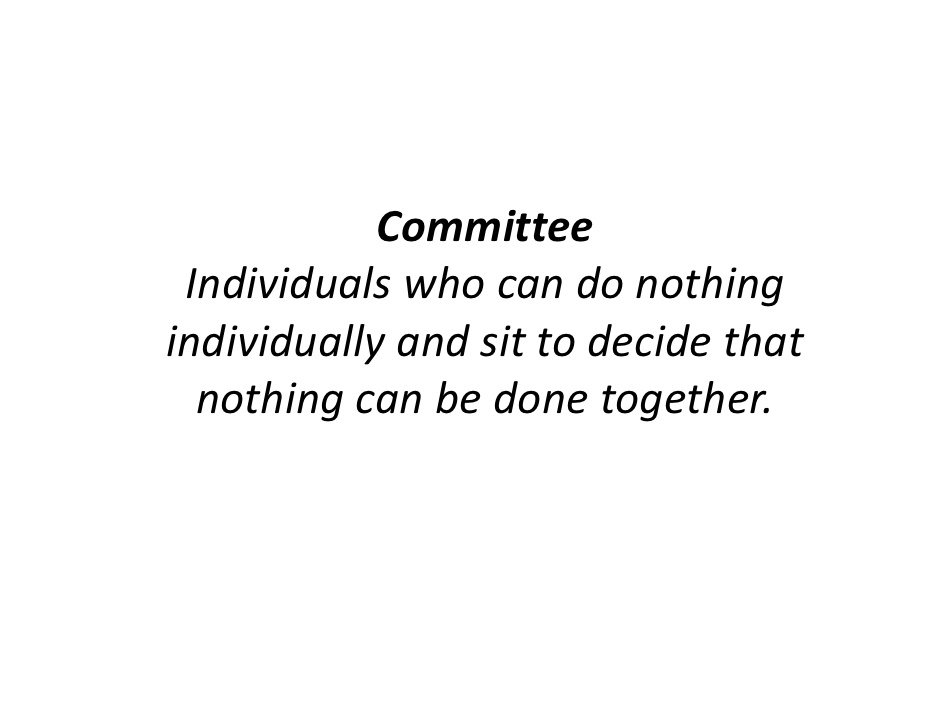 Funny Committee Definition Picture