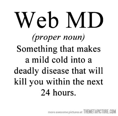 Funny Definition Of Web MD  Picture For Whatsapp