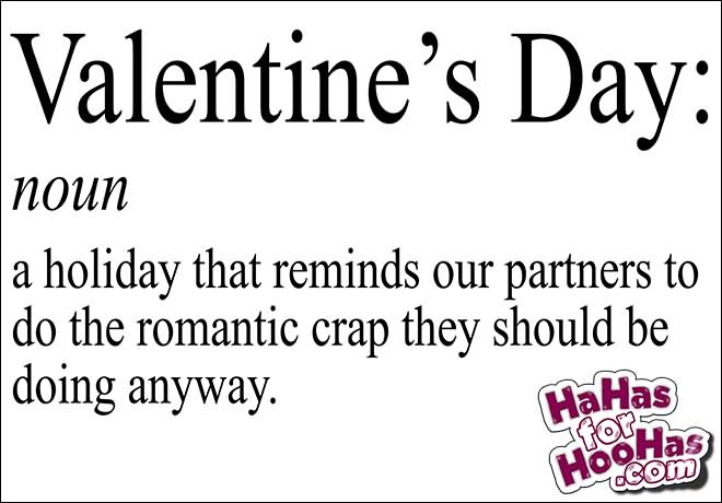 Funny Valentine's Day Definition Picture