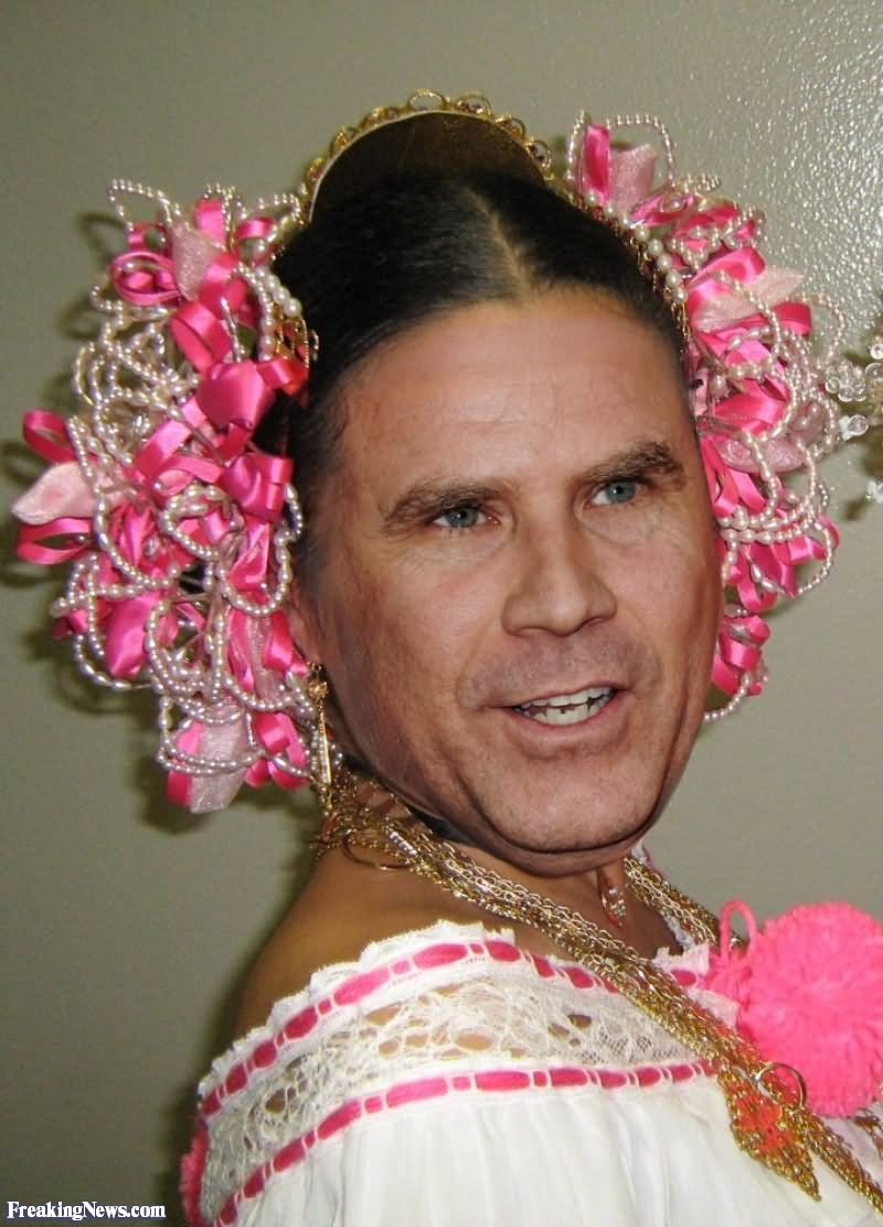 Funny Will Ferrell As A Woman Photo