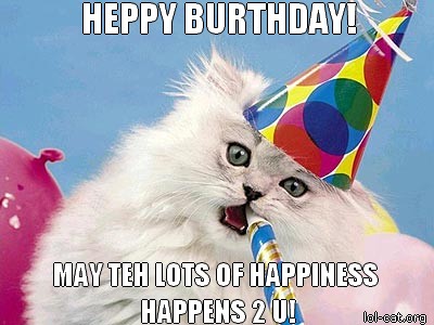 Happy Birthday Grumpy Cat Funny Meme Image