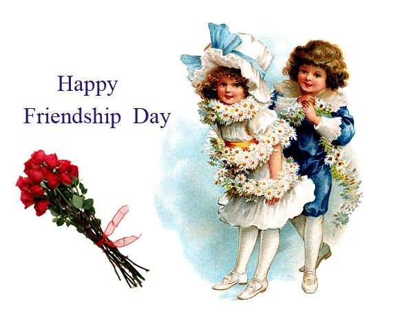 Happy Friendship Day Beautiful Greeting Ecard Picture