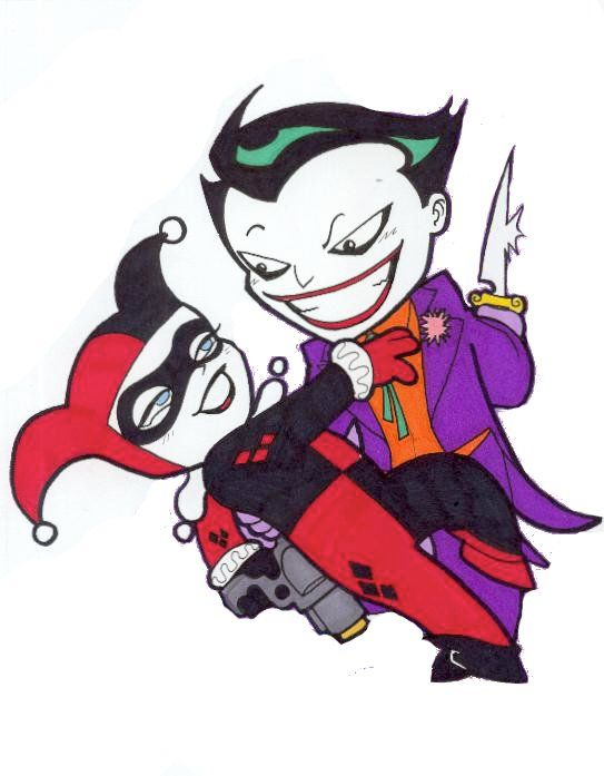 Harley Quinn And Joker Animated Tattoo Design by HenchWench Harley