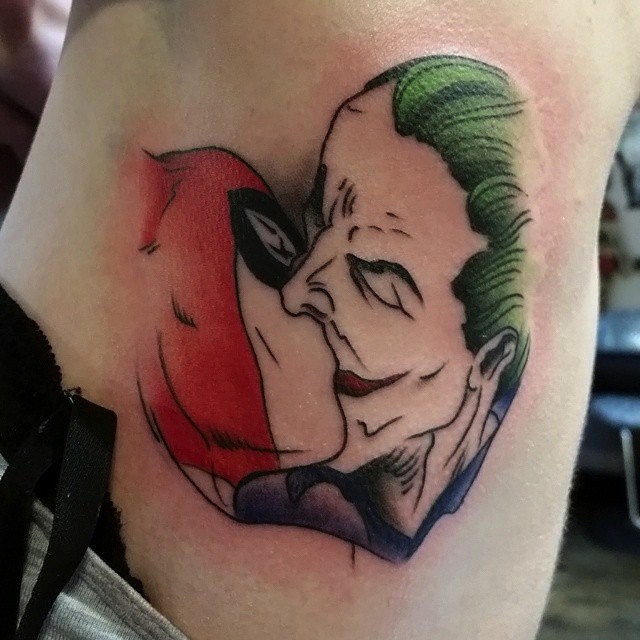 Joker And Harley Quinn Tattoo Image