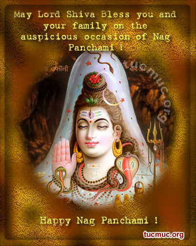 May Lord Shiva Bless You And Your Family On The Auspicious Occasion Of Nag Panchami Happy Nag Panchami