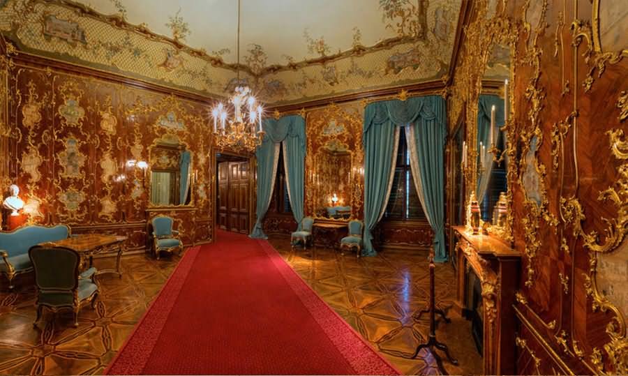 Millions Room Inside The Schonbrunn Palace In Vienna, Austria