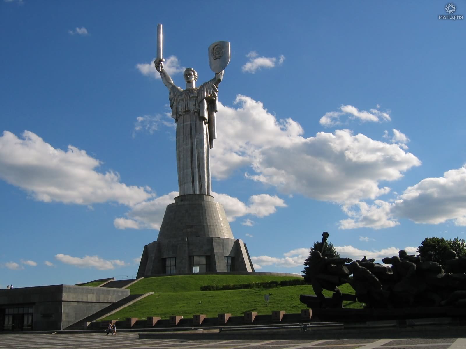 Mother Motherland Statue In Kiev, Ukraine