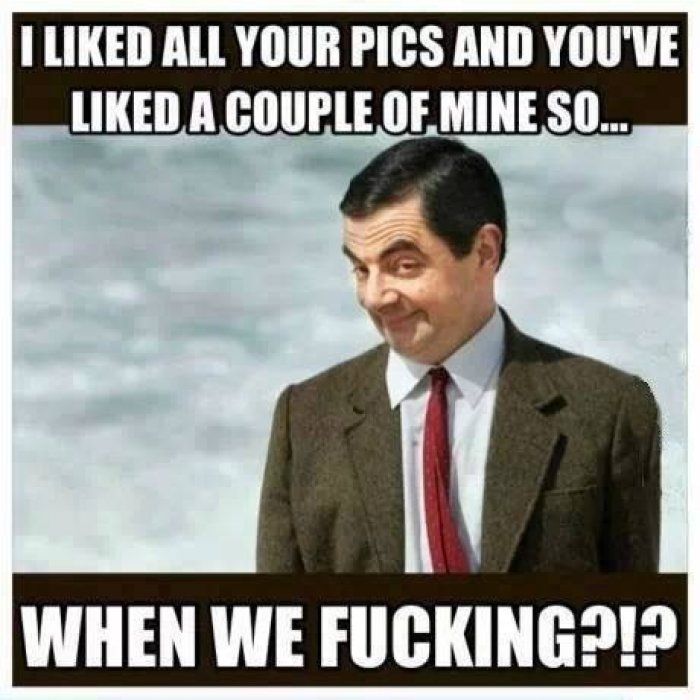 Mr Bean Funny Memes Liking About Someone Photo