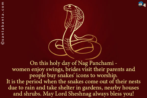 On This Holy Day Of Nag Panchami Women Enjoy Swings, Brides Visit Their Parents And People Buy Snake Icons To Worship