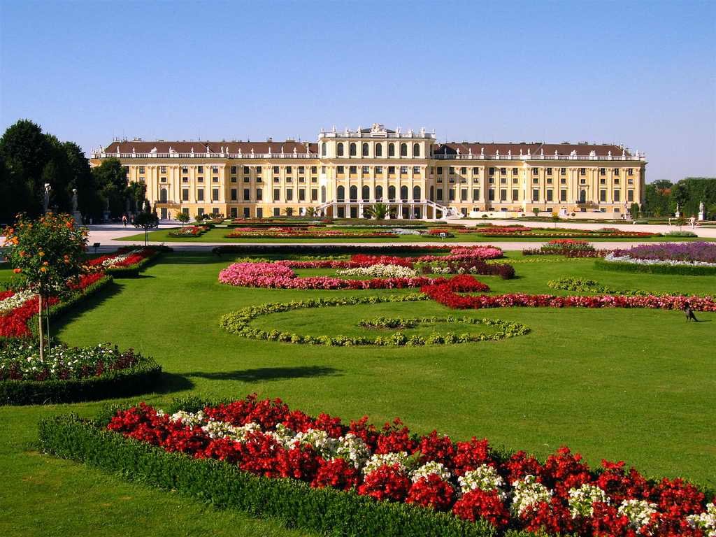 Palace Of Schonbrunn In Vienna, Austria