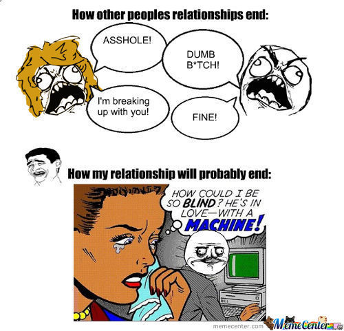 Relationship End Funny Meme Picture