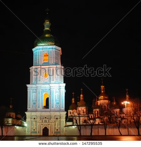 Saint Sophia Cathedral At Night Picture