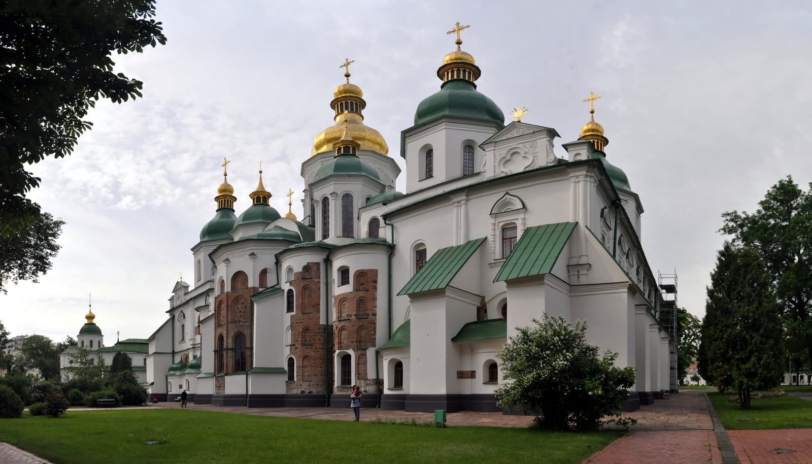 Side Picture Of The Saint Sophia Cathedral In Kiev