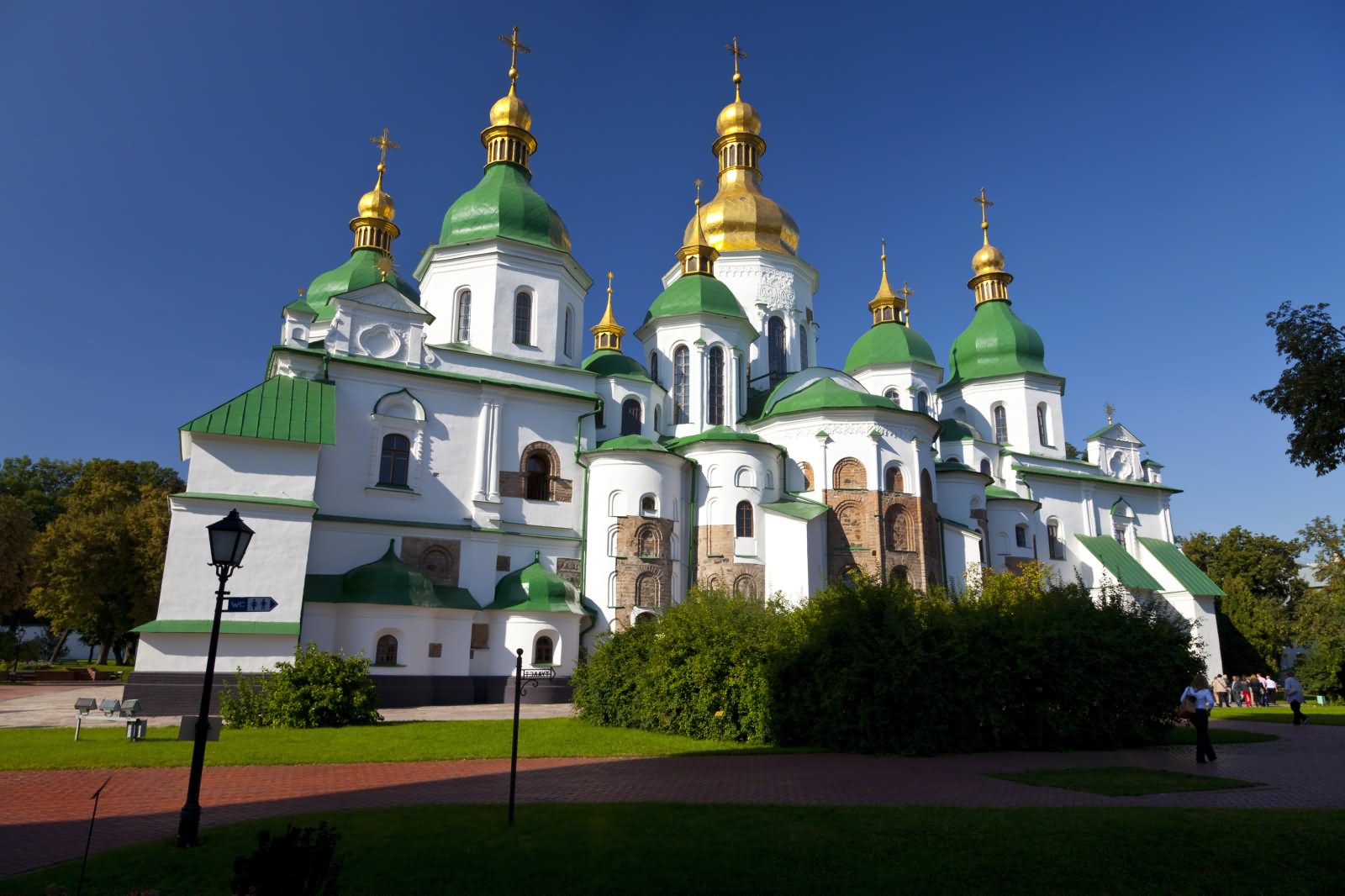 Side View Image Of The Saint Sophia Cathedral In Kiev