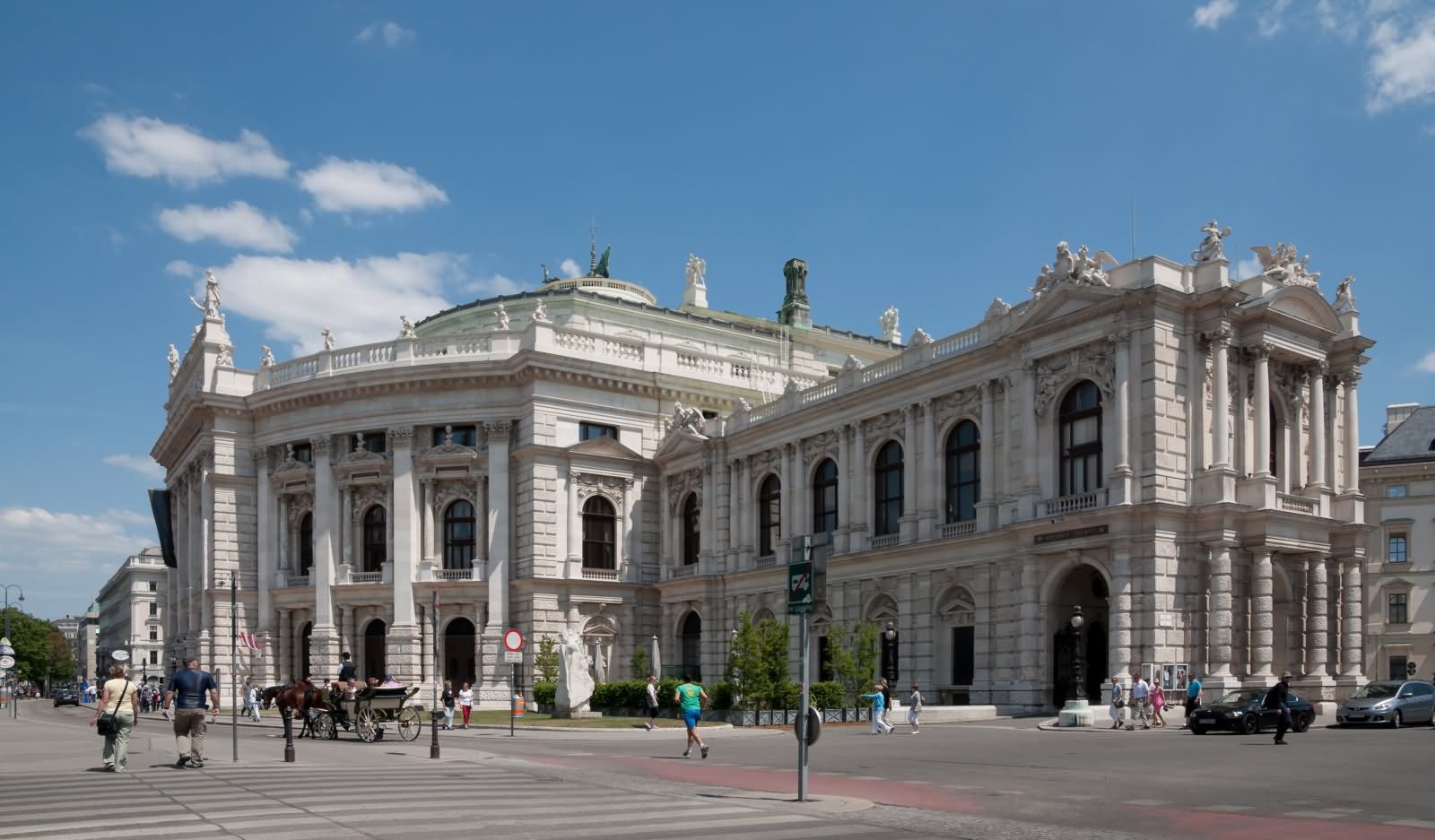 Side view Image Of The Burgtheater