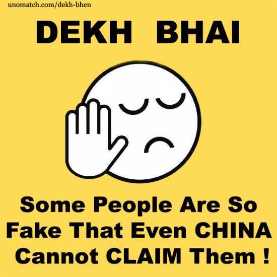 Some People Are So Fake That Even China Cannot Claim Them Funny Picture