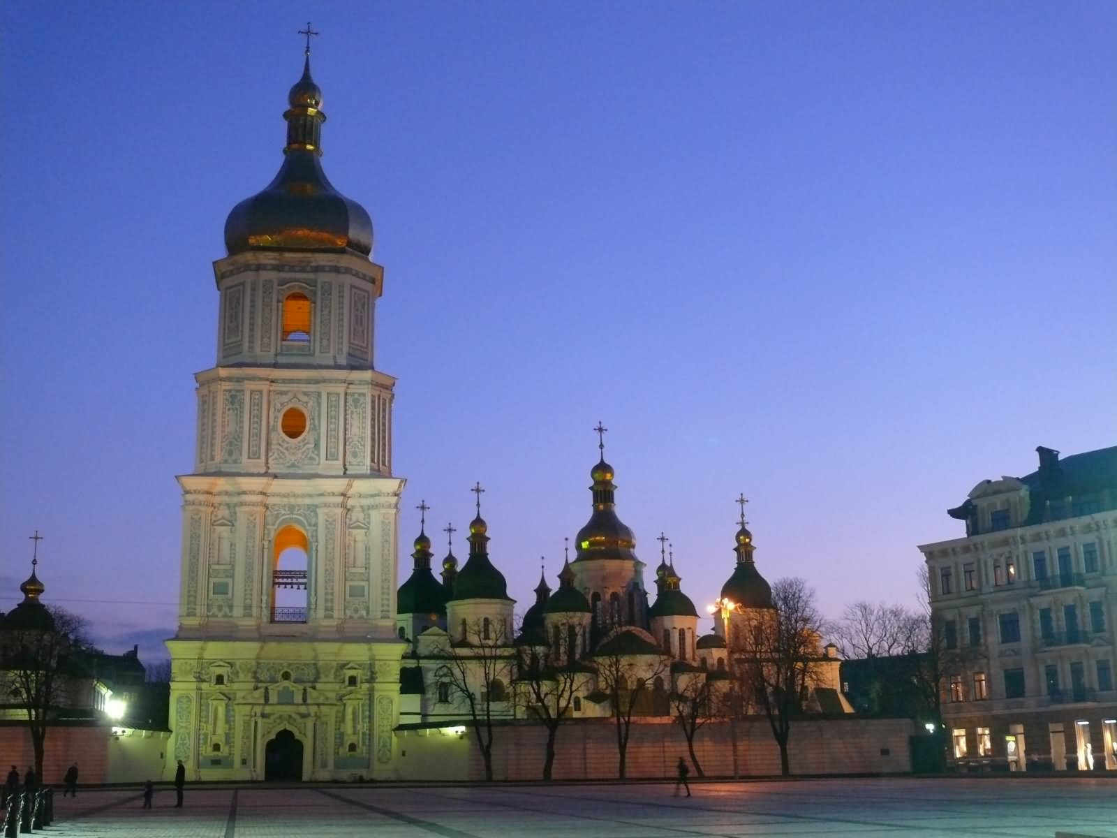St. Sophia Cathedral View At Dusk