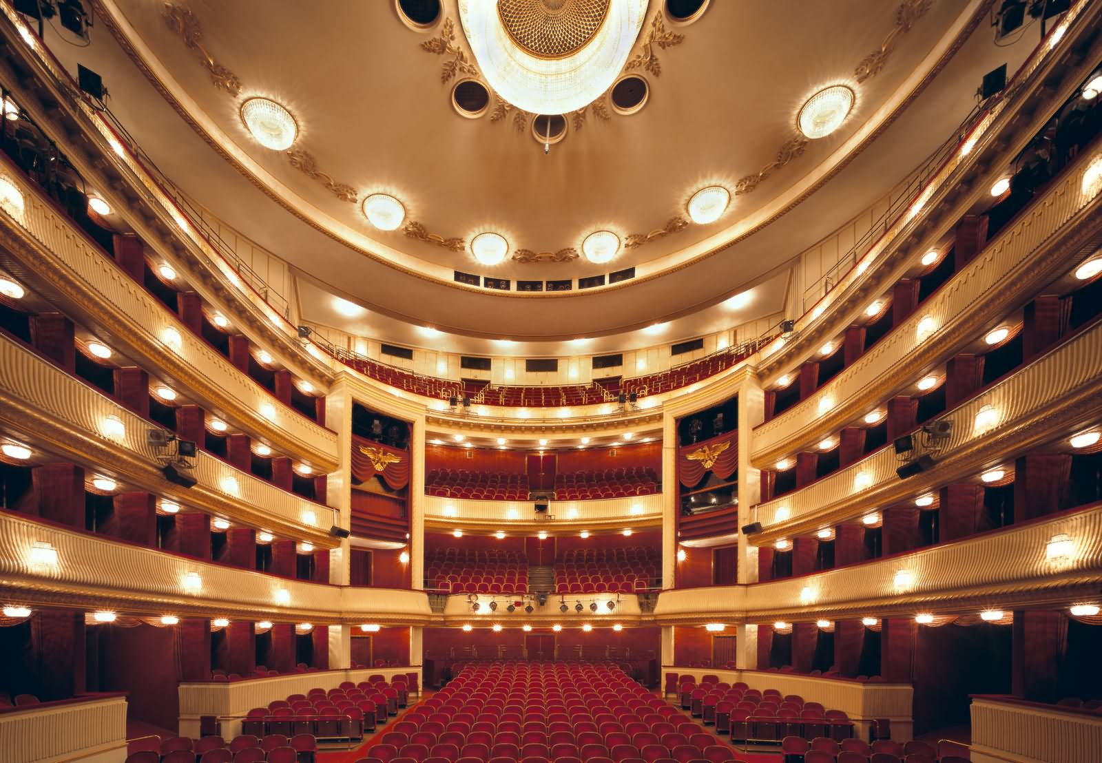 Stunning Inside View Of The Burgtheater