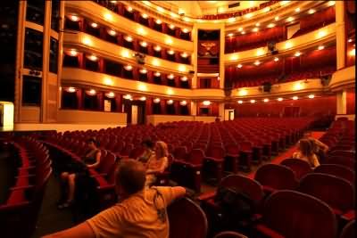 The Burgtheater Auditorium Inside View Image
