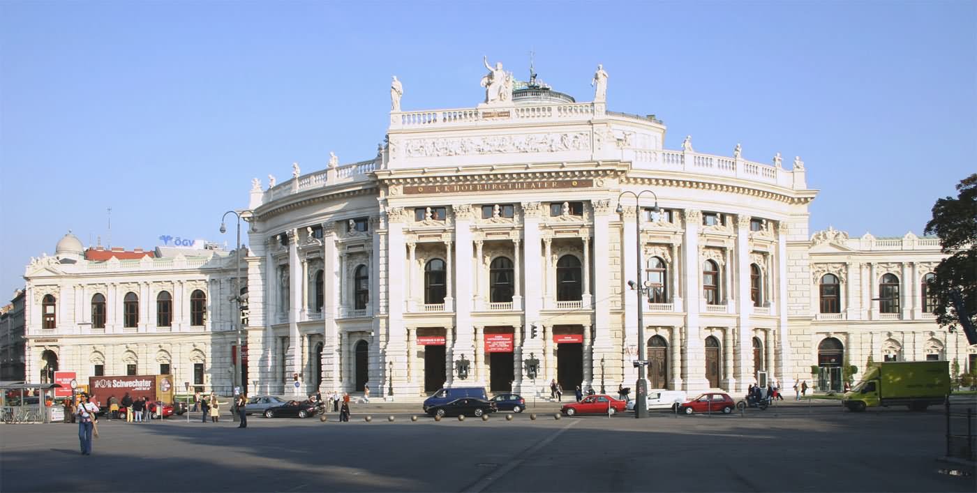 The Burgtheater In Vienna, Austria